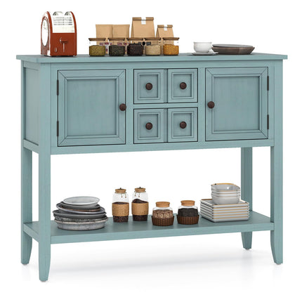 Dreamade Sideboard Buffet Cabinet with Storage, 42’’ Wood Credenza