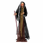 DREAMADE 5 FT Halloween Animatronic Witch Standing Witch