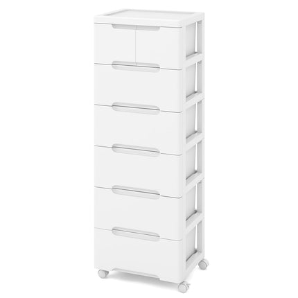 Dreamade Plastic Rolling Storage Drawer Cart on Wheels