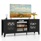 Dreamade TV Stand for TVs up to 65”, Entertainment Center with 3-Position Adjustable Shelves