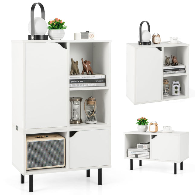 Dreamade 5 Cube Stackable Bookcase