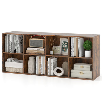 Dreamade Floor Standing Bookshelf with Storage and 2 Anti Tipping Kits