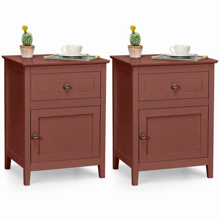 Wooden End Table W/Shelf - Dreamade