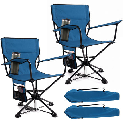 DREAMADE 360° Swivel Hunting Chair Folding Blind Chair(1/2)