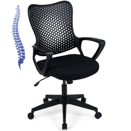 Gianetx Ergonomic Office Chair w/Breathable Butterfly Back & Integrated Armrests (1/2)