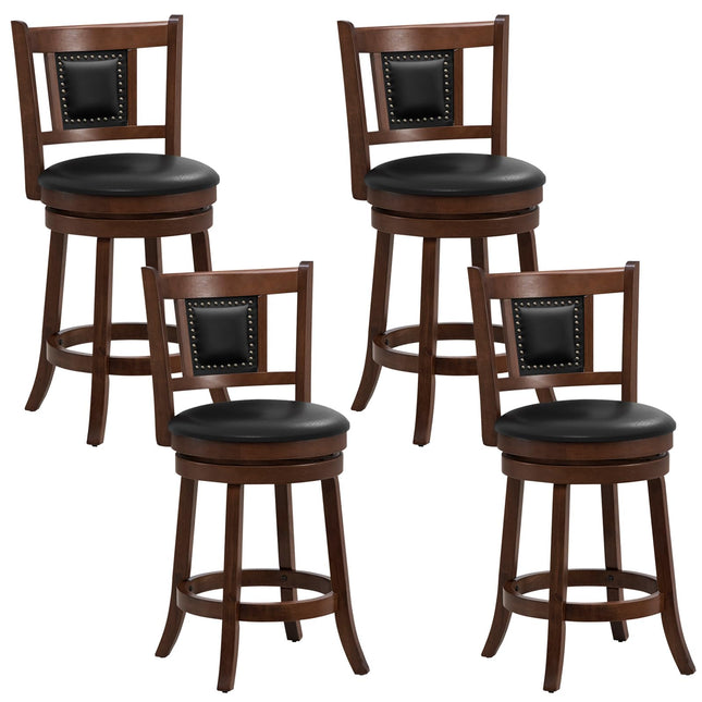 Dreamade Swivel Bar Stools Set