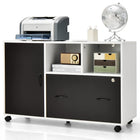 Dreamade Mobile File Cabinet on Wheels - Lateral Filing Cabinet w/Drawer