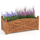 Dreamade Rectangular Garden Bed for Vegetables Flower Herb Fruit