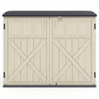 Dreamade 20 Cu.Ft Outdoor Storage Cabinet with Adjustable Shelf