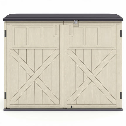Dreamade 20 Cu.Ft Outdoor Storage Cabinet with Adjustable Shelf