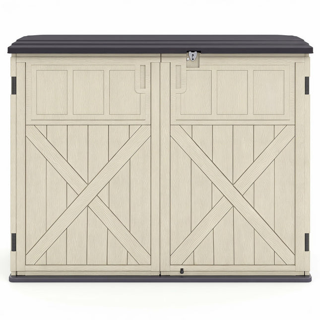 Dreamade 20 Cu.Ft Outdoor Storage Cabinet with Adjustable Shelf