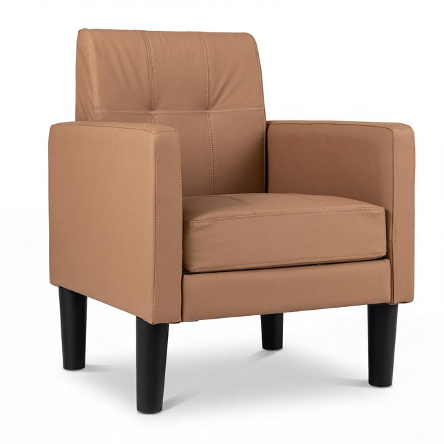 Dreamade Modern Accent Chair with Removable Seat Cushion
