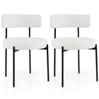 Dreamade Boucle Dining Chairs Set of 2