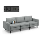 Dreamade 3 Seat Sectional Sofa Couch, 94.5