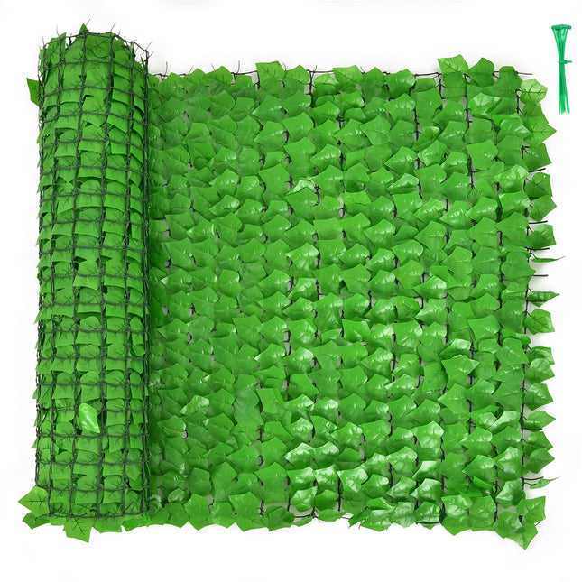 Dreamade 118" x 39.4" Artificial Hedges Fence Faux Ivy Vine Greenery Wall