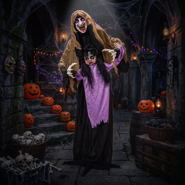 DREAMADE 5.2 FT Animated Vampire Prop