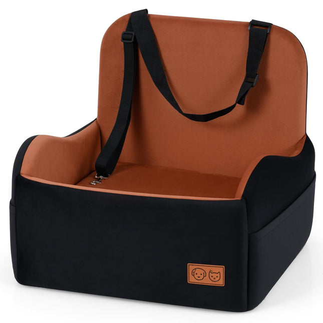 Dreamade Orthopedic Dog Car Seat for Small Dogs up to 35 lbs (21'' x 20'' x 18'')