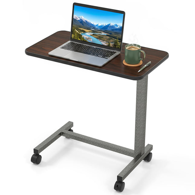 Dreamade Overbed Table with Lockable Rolling Wheels