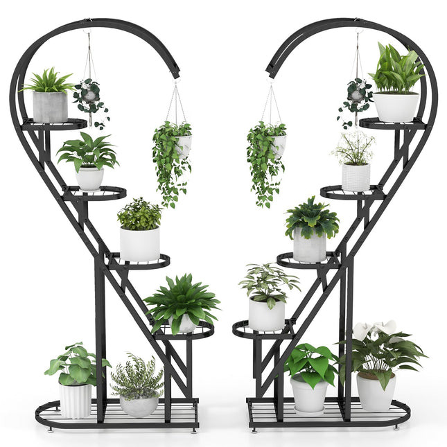 Dreamade 5 Tier Metal Plant Stand Indoor