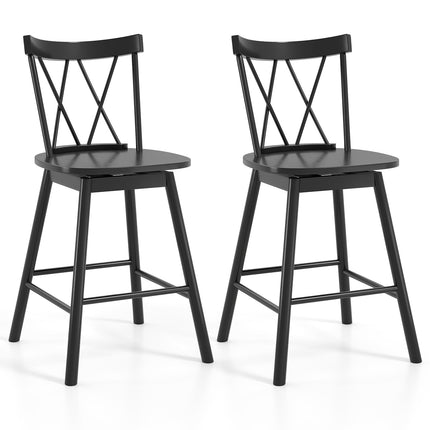 Dreamade Windsor Bar Stools Set of 2/4(29"/24")