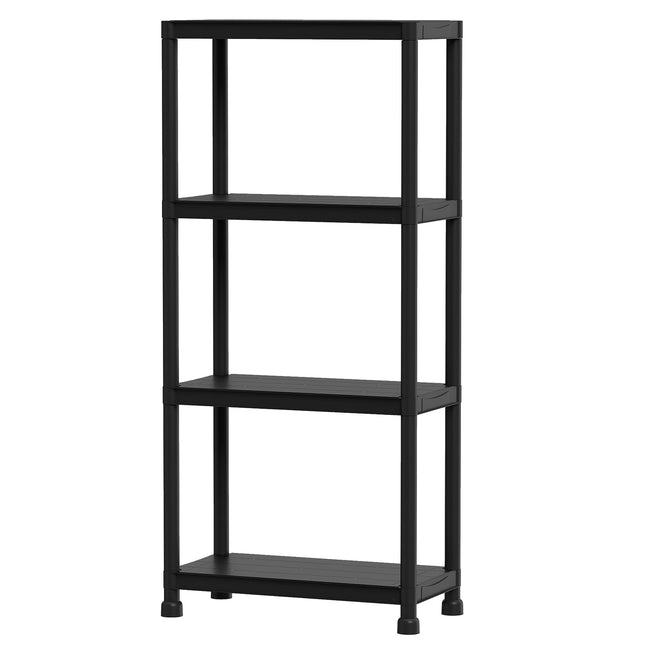 Dreamade 4-Tier Heavy-Duty Plastic Storage Shelves (24" x 12.5" x 53")