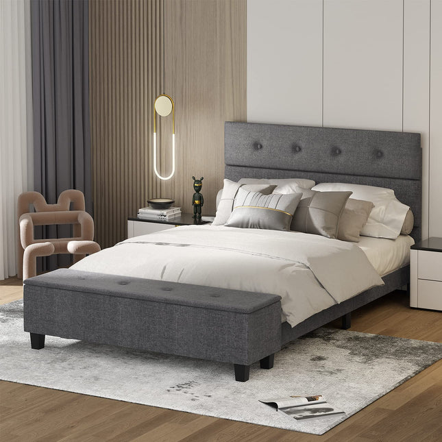 Bed Frame with Ottoman Storage - Dreamade