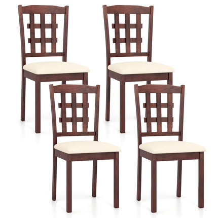 Dreamade Wooden Dining Chairs Set of (2/4)