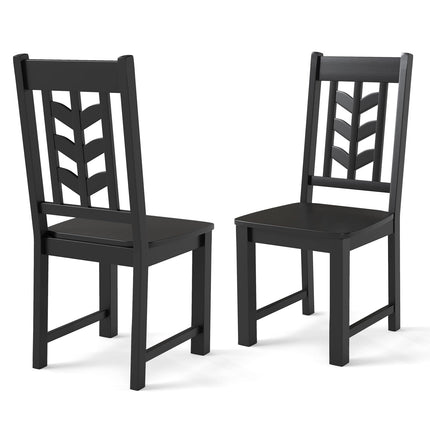 Dreamade Wooden Dining Chairs Set of 2/4