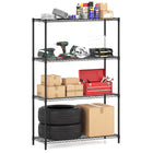 Dreamade 4-Tier Metal Storage Shelving Unit with V-Shaped Wire Rack