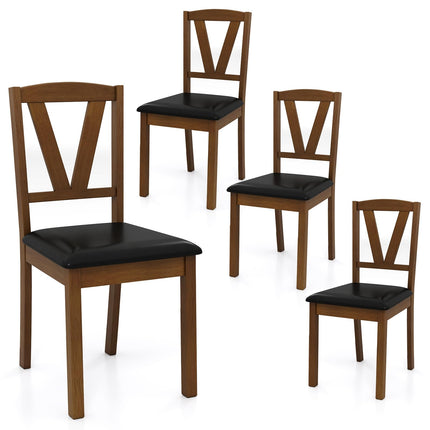 Dreamade Wooden Dining Chairs Set (2/4)