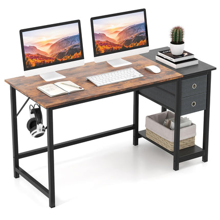 Dreamade Computer Desk with Drawers