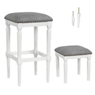Dreamade Bar Stools Set of 2, 3-Height Adjustable 19