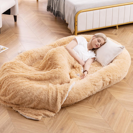 Dreamade Human Dog Bed - 71" x 45" Large Human Size Dog Bed for Adult