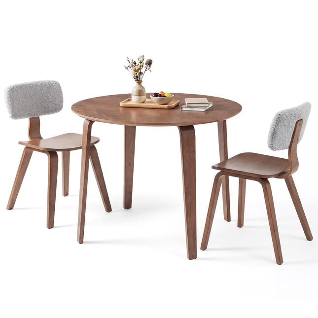 Dreamade 37.5" Round Dining Table Set for 2/4