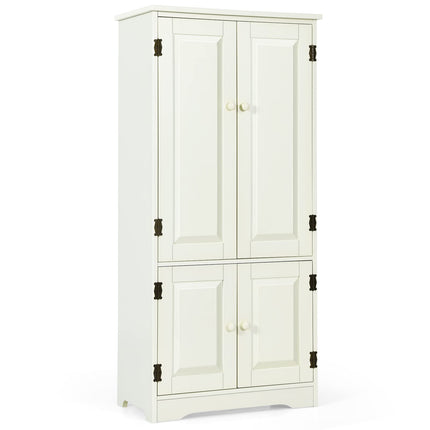 Kitchen Pantry Storage Cabinet, Wood Cupboard Organizer