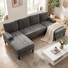 Dreamade Sectional Couch for Living Room U-Shaped Sofa