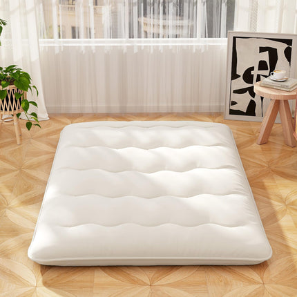 Dreamade Japanese Floor Mattress Futon Mattress, Roll Up Mattress Tatami Mat with Washable Cover and Carry Bag