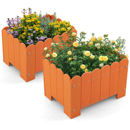 Dreamade 2 Pack Rectangular Planter Box