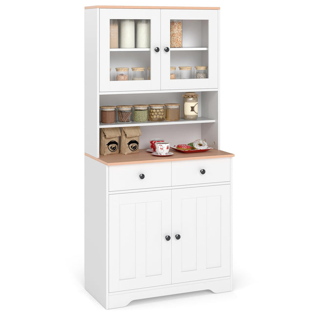 Dreamade 67" Kitchen Pantry Cabinet for Dining Room