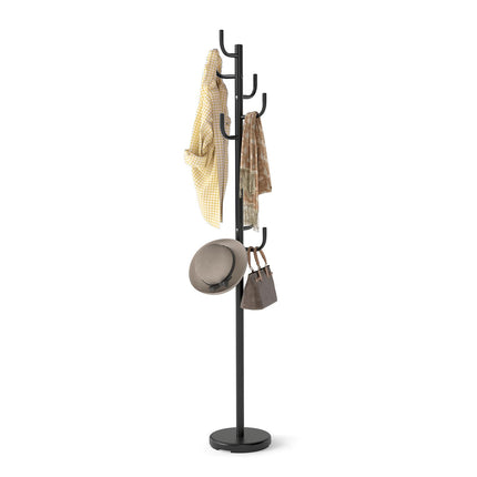 Dreamade 69" Metal Coat Rack 8-Hook Cactus Clothes Stand