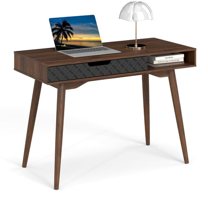 Dreamade Mid Century Modern Desk 42.5" Vintage Computer Desk
