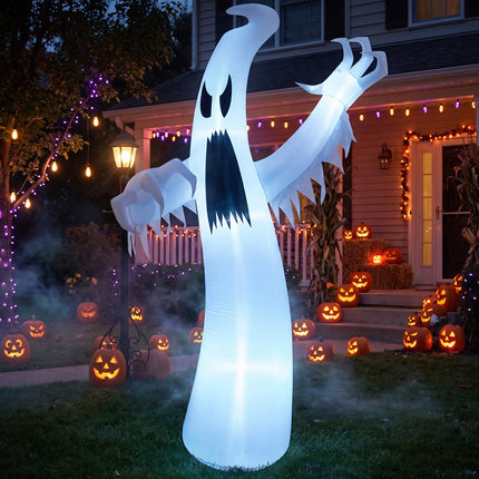 DREAMADE 12ft Halloween Inflatable Ghost Giant Lighted Decoration