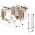 Dreamade Folding Clothes Drying Rack Freestanding Aluminum Laundry Drying Rack