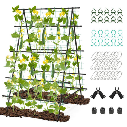 Dreamade Cucumber Trellis, Trellis for Climbing Plants Outdoor