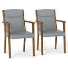 Dreamade Mid Century Modern Dining Chairs Set of 2/4 Upholstered Accent Chair with High Back