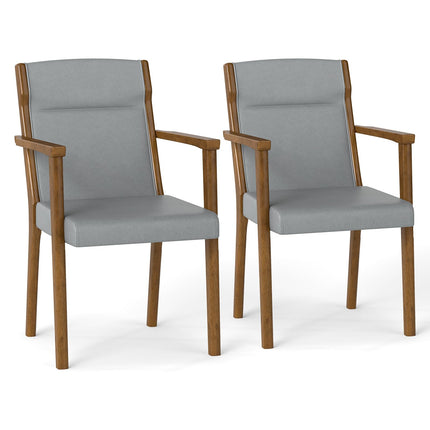 Dreamade Mid Century Modern Dining Chairs Set of 2/4 Upholstered Accent Chair with High Back