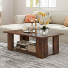 Dreamade Rectangle Wood Center Table, 41