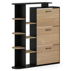Dreamade Shoe Cabinet with 3 Flip Drawers