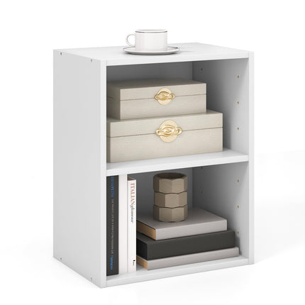 Dreamade Bookshelf and Bookcase 2-layer Storage Shelf