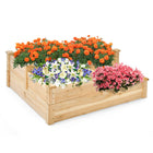 Dreamade Raised Garden Bed, Wood Planter Box for Vegetables Flowers Fruit Herb, Easy Assembly (42.5